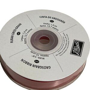 Stampin' Up! Grosgrain Ribbon Real Red 1.6cm X 13.7m